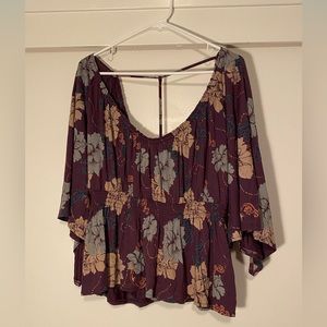 Free people flowy floral top